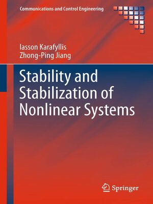 cover image of Stability and Stabilization of Nonlinear Systems